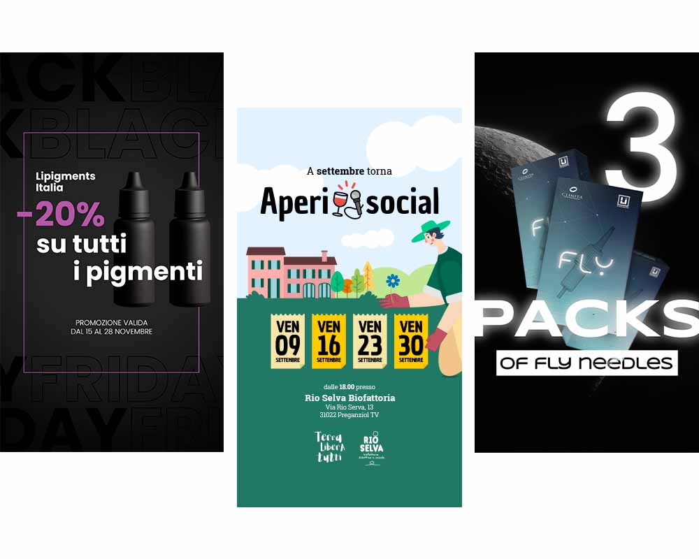 contenuto social stories